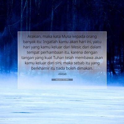 Keluaran 13:3 IDN Gambar Ayat Alkitab