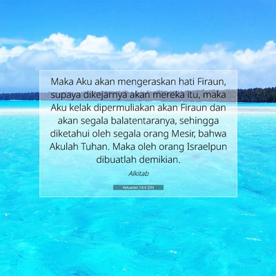 Keluaran 14:4 Ayat Alkitab Dijelaskan