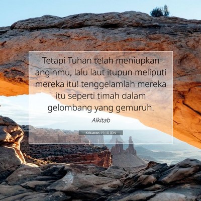Keluaran 15:10 IDN Gambar Ayat Alkitab