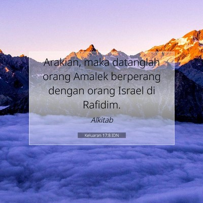 Keluaran 17:8 IDN Gambar Ayat Alkitab
