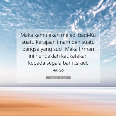 Keluaran 19:6 IDN Gambar Ayat Alkitab