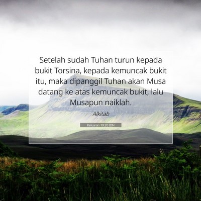 Keluaran 19:20 IDN Gambar Ayat Alkitab