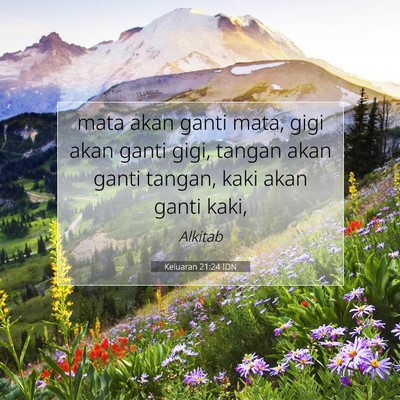 Keluaran 21:24 Ayat Alkitab Dijelaskan
