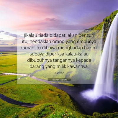 Keluaran 22:8 Ayat Alkitab Dijelaskan