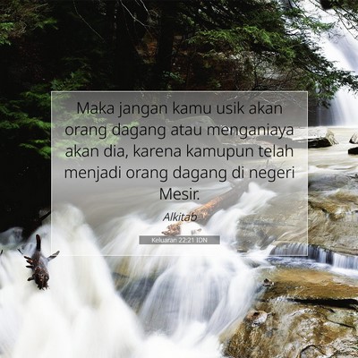 Keluaran 22:21 IDN Gambar Ayat Alkitab