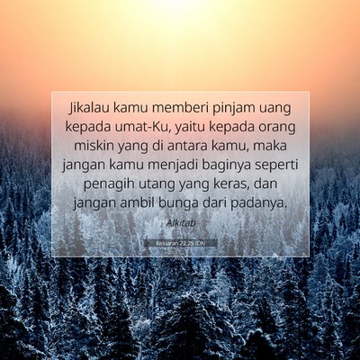 Keluaran 22:25 IDN Gambar Ayat Alkitab
