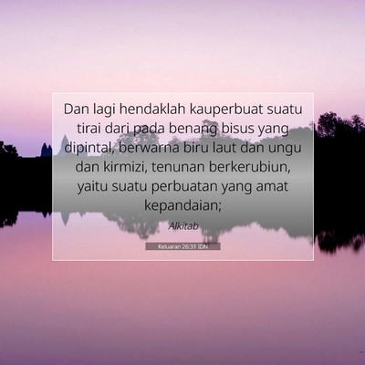 Keluaran 26:31 IDN Gambar Ayat Alkitab