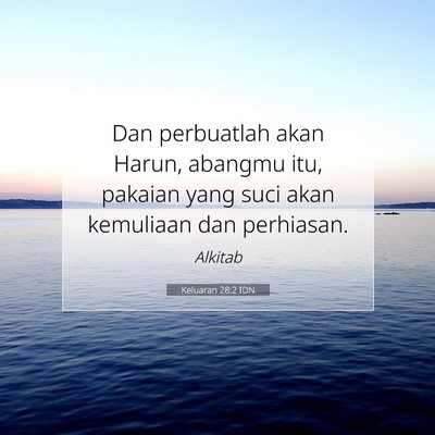 Keluaran 28:2 IDN Gambar Ayat Alkitab