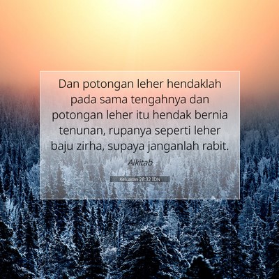 Keluaran 28:32 Ayat Alkitab Dijelaskan