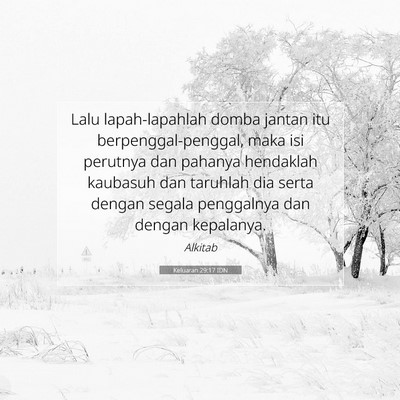 Keluaran 29:17 IDN Gambar Ayat Alkitab