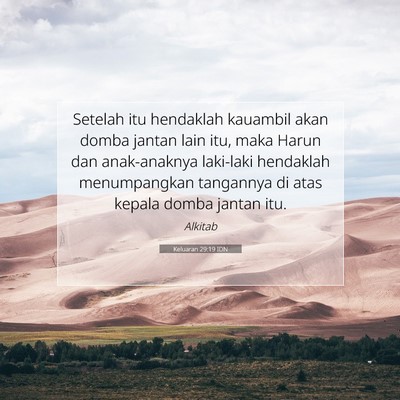 Keluaran 29:19 IDN Gambar Ayat Alkitab