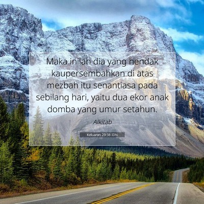 Keluaran 29:38 Ayat Alkitab Dijelaskan