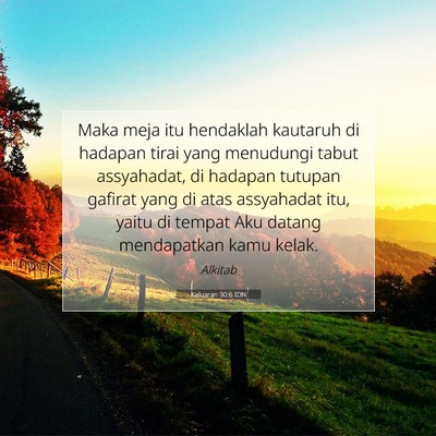 Keluaran 30:6 Ayat Alkitab Dijelaskan