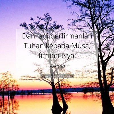 Keluaran 30:11 Ayat Alkitab Dijelaskan