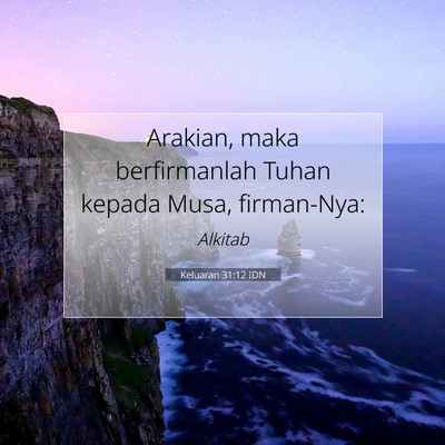 Keluaran 31:12 Ayat Alkitab Dijelaskan