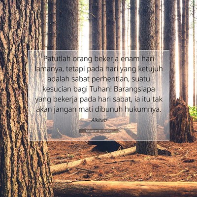 Keluaran 31:15 Ayat Alkitab Dijelaskan