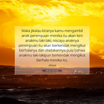 Keluaran 34:16 IDN Gambar Ayat Alkitab