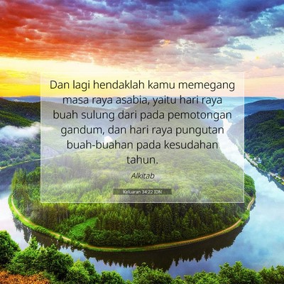 Keluaran 34:22 IDN Gambar Ayat Alkitab
