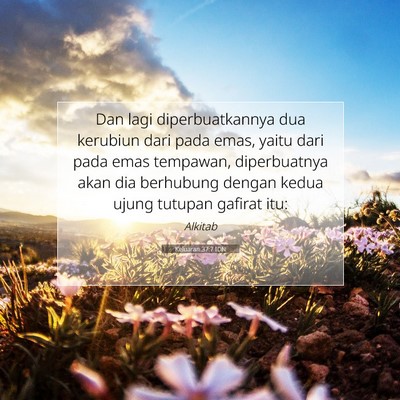 Keluaran 37:7 Ayat Alkitab Dijelaskan