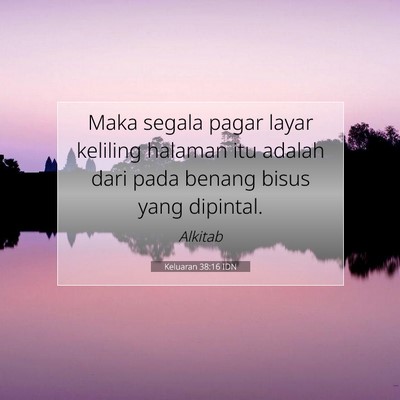 Keluaran 38:16 Ayat Alkitab Dijelaskan