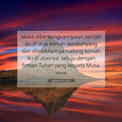 Keluaran 40:19 IDN Gambar Ayat Alkitab