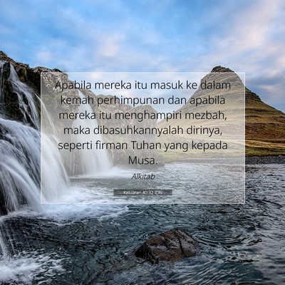 Keluaran 40:32 IDN Gambar Ayat Alkitab