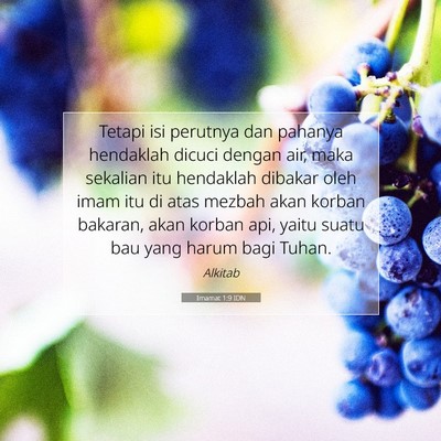 Imamat 1:9 Ayat Alkitab Dijelaskan