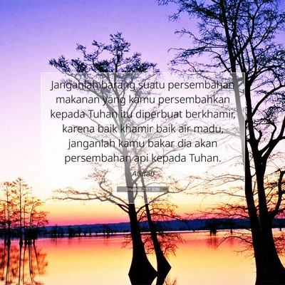 Imamat 2:11 IDN Gambar Ayat Alkitab