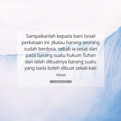Imamat 4:2 IDN Gambar Ayat Alkitab