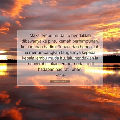 Imamat 4:4 IDN Gambar Ayat Alkitab