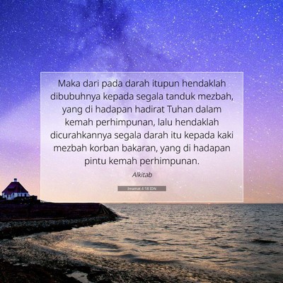 Imamat 4:18 Ayat Alkitab Dijelaskan