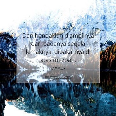 Imamat 4:19 Ayat Alkitab Dijelaskan