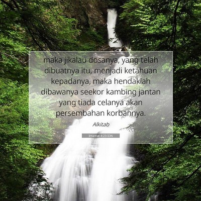 Imamat 4:23 IDN Gambar Ayat Alkitab