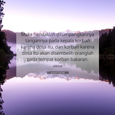 Imamat 4:29 IDN Gambar Ayat Alkitab