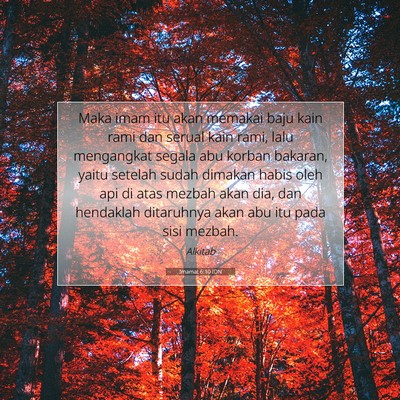 Imamat 6:10 IDN Gambar Ayat Alkitab