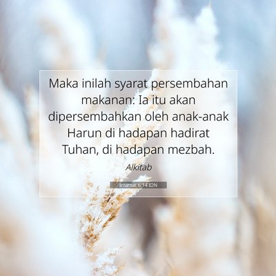 Imamat 6:14 IDN Gambar Ayat Alkitab