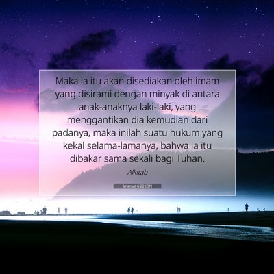 Imamat 6:22 Ayat Alkitab Dijelaskan