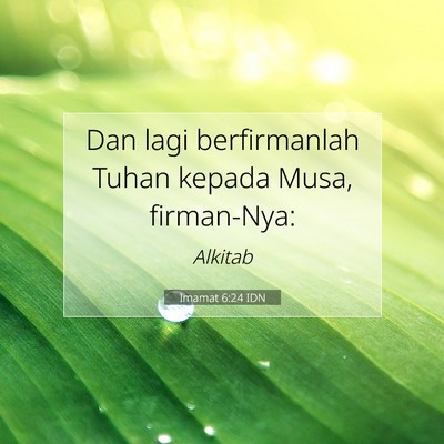 Imamat 6:24 Ayat Alkitab Dijelaskan