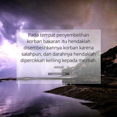 Imamat 7:2 IDN Gambar Ayat Alkitab