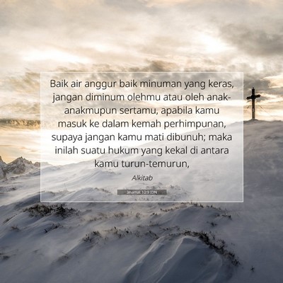 Imamat 10:9 IDN Gambar Ayat Alkitab