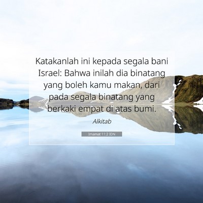 Imamat 11:2 Ayat Alkitab Dijelaskan