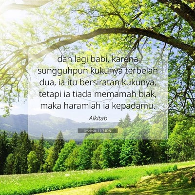 Imamat 11:7 Ayat Alkitab Dijelaskan