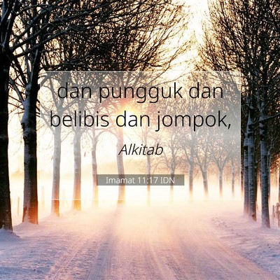 Imamat 11:17 Ayat Alkitab Dijelaskan