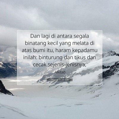 Imamat 11:29 Ayat Alkitab Dijelaskan