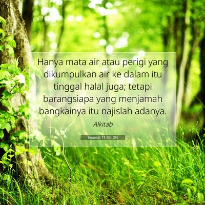 Imamat 11:36 Ayat Alkitab Dijelaskan