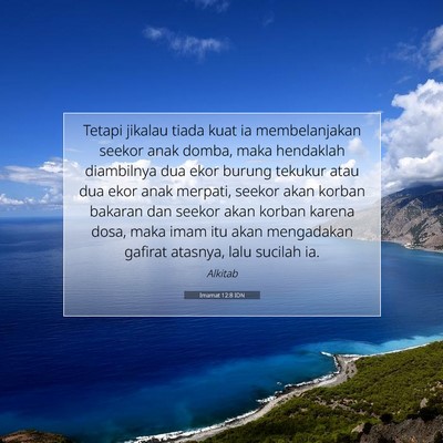 Imamat 12:8 IDN Gambar Ayat Alkitab