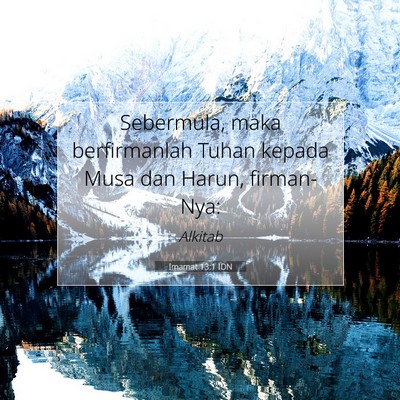 Imamat 13:1 IDN Gambar Ayat Alkitab