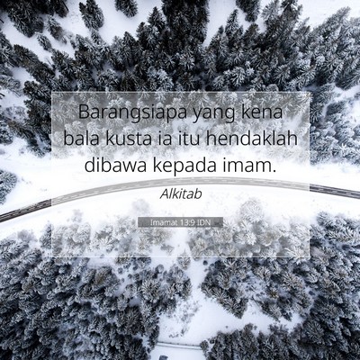 Imamat 13:9 Ayat Alkitab Dijelaskan