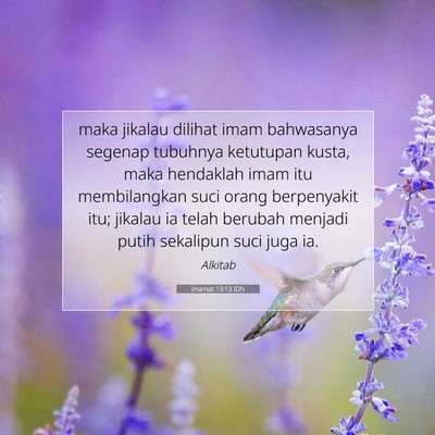 Imamat 13:13 Ayat Alkitab Dijelaskan