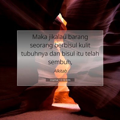 Imamat 13:18 Ayat Alkitab Dijelaskan